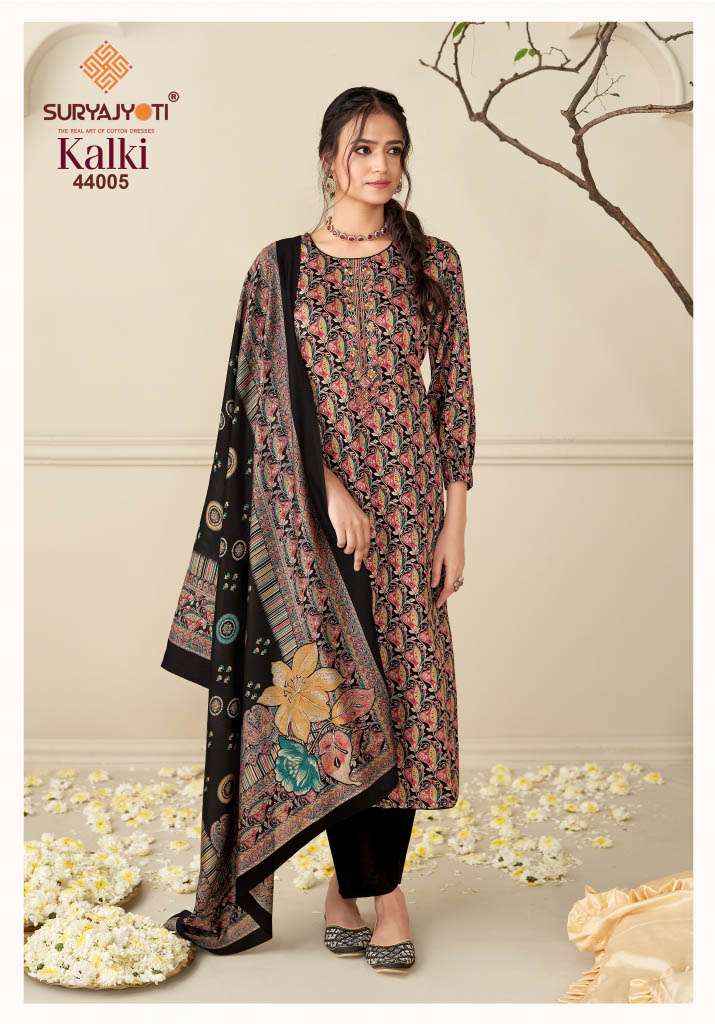 Suryajyoti Kalki Vol 44 Jam Satin Dress Material 8 Pcs Catalouge