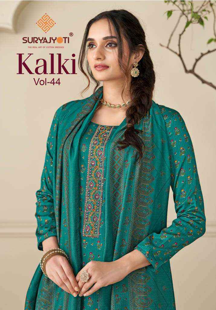 Suryajyoti Kalki Vol 44 Jam Satin Dress Material 8 Pcs Catalouge