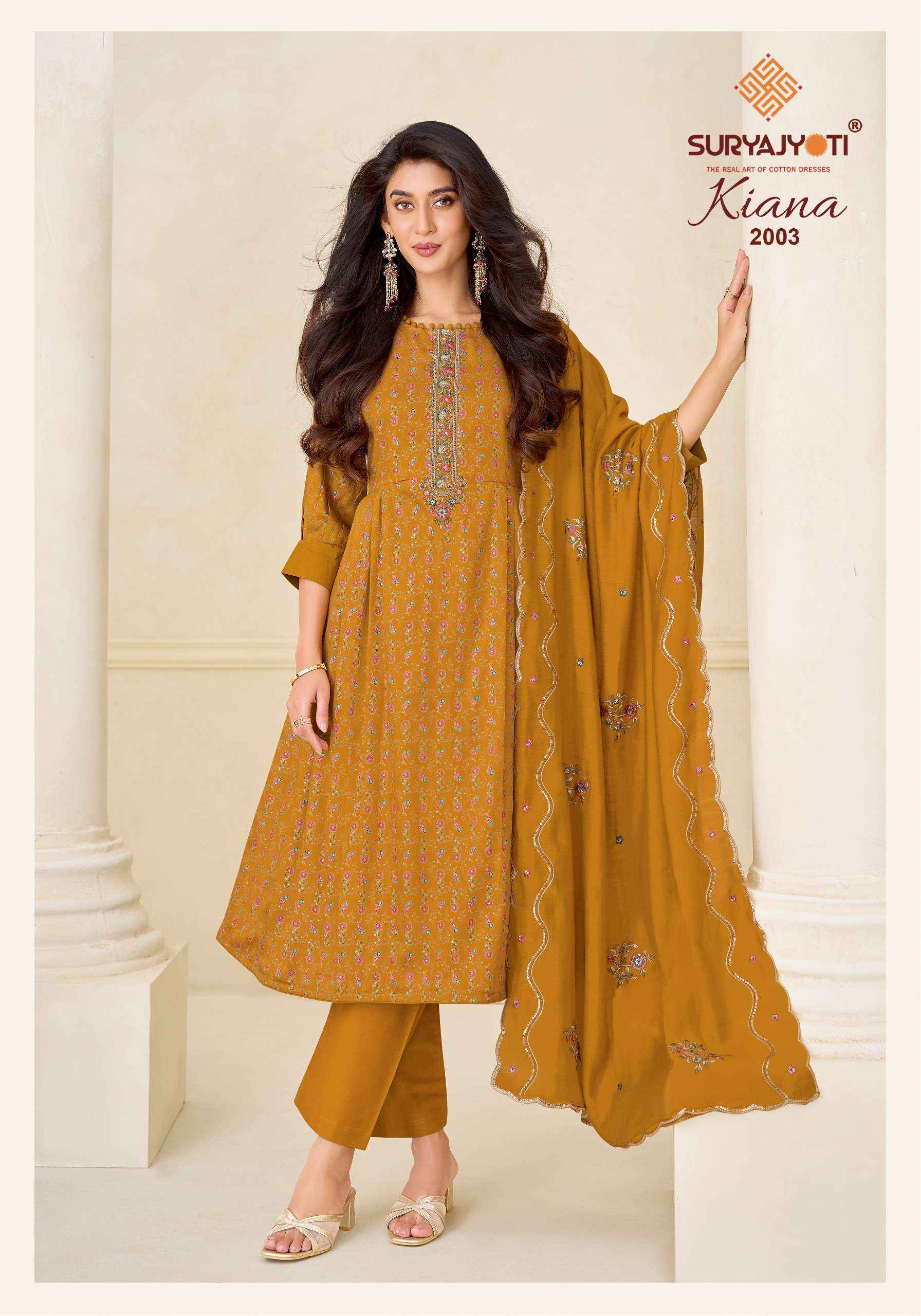 Suryajyoti Kiana Vol 2 Jam Satin Dress Material 6 Pcs Catalouge