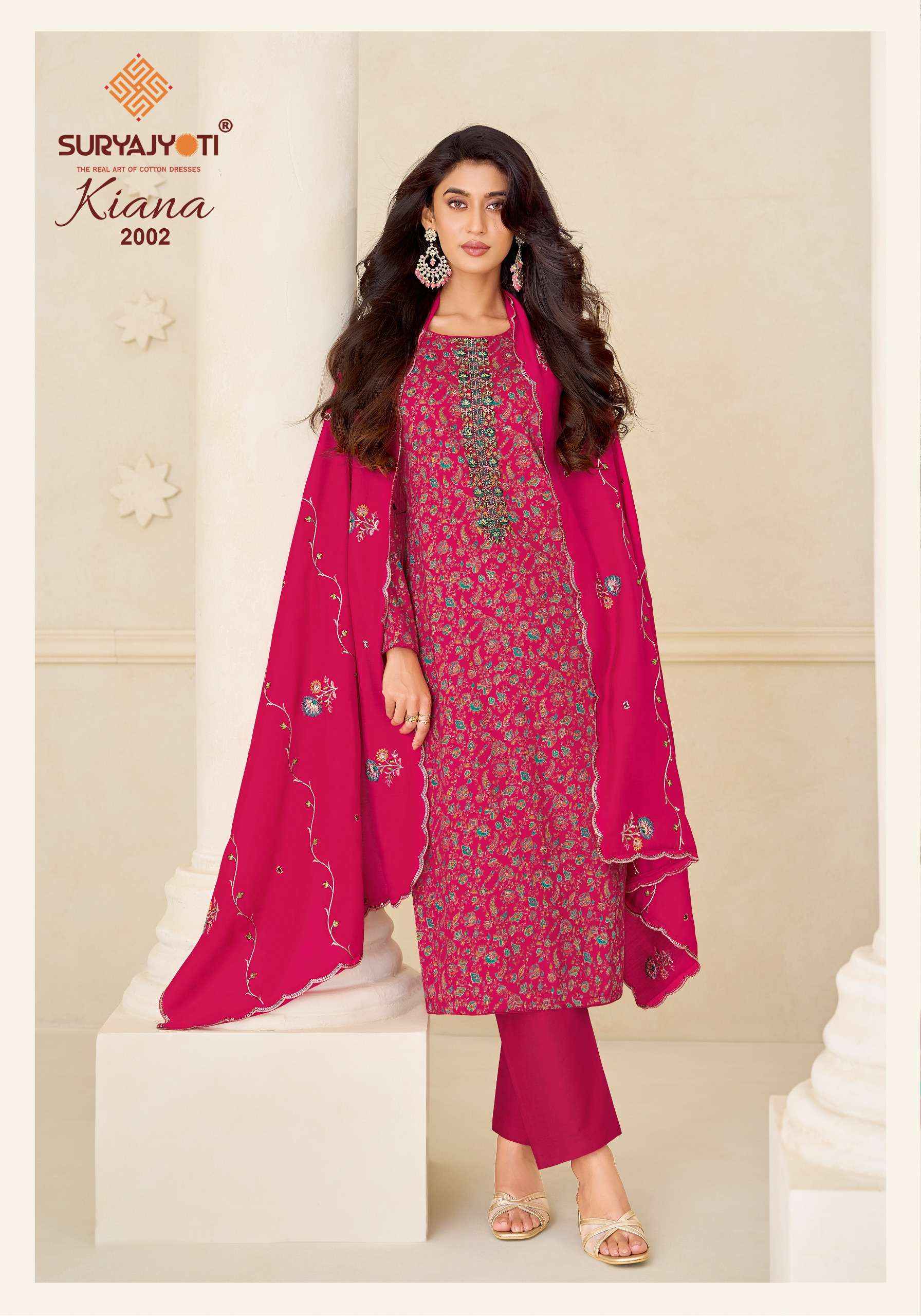 Suryajyoti Kiana Vol 2 Jam Satin Dress Material 6 Pcs Catalouge