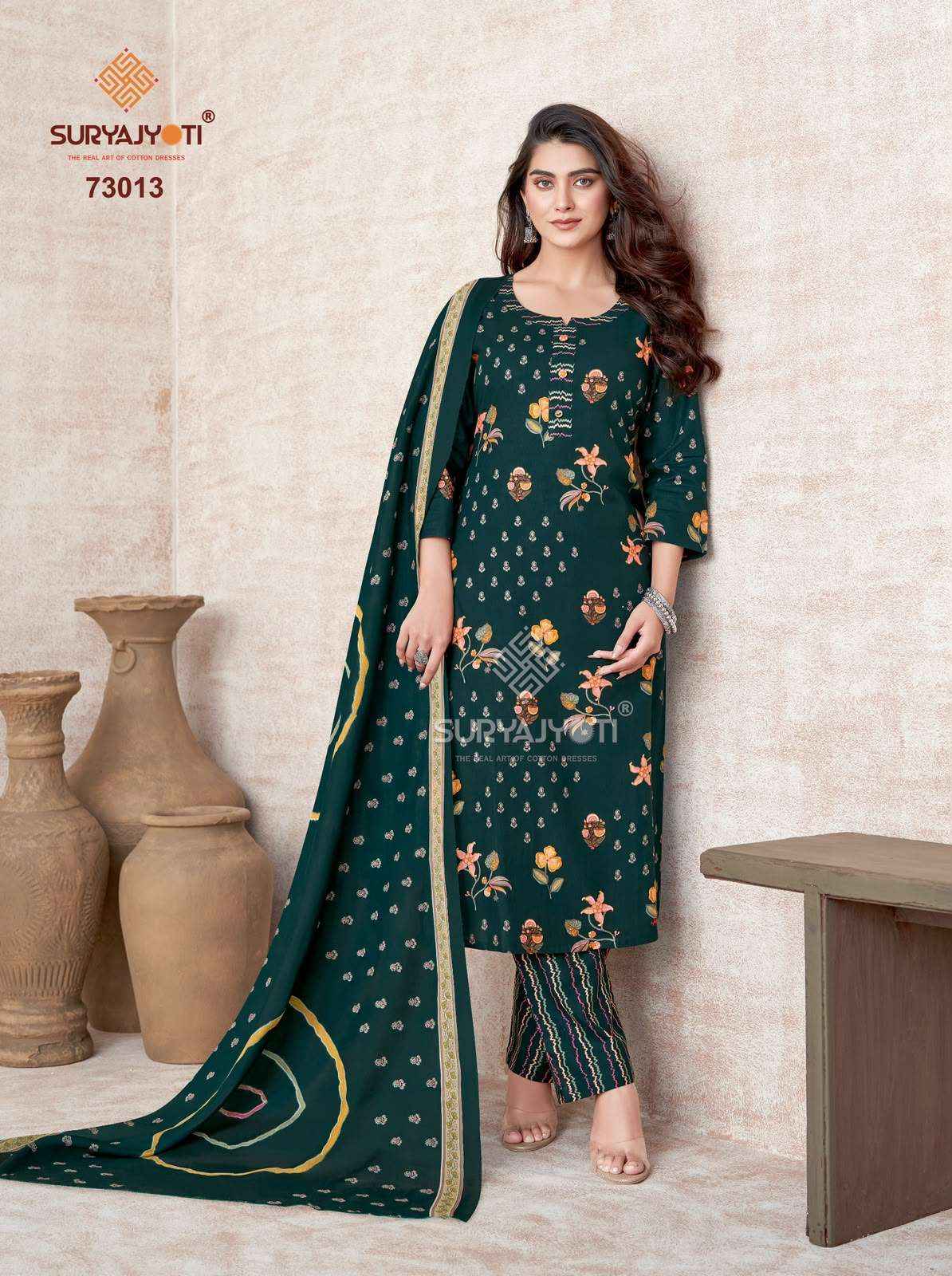Suryajyoti Trendy Cotton Vol 73 Cotton Dress Material 20 pcs Catalogue