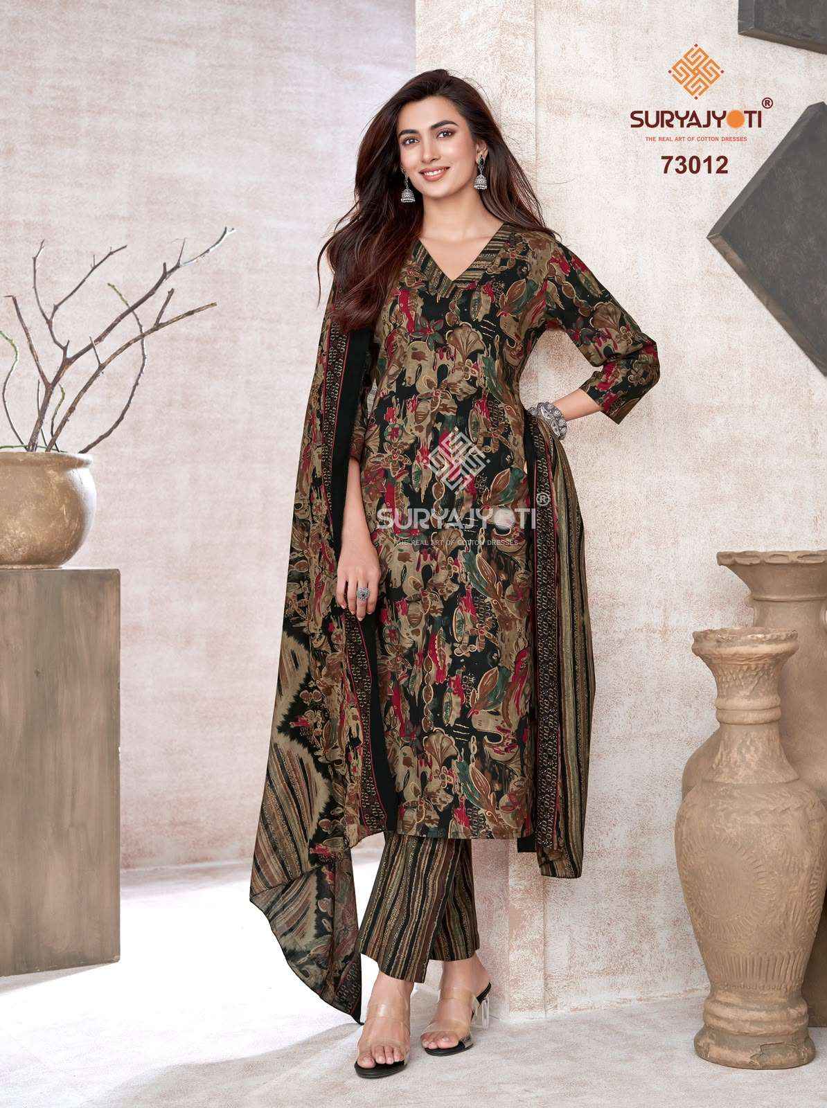 Suryajyoti Trendy Cotton Vol 73 Cotton Dress Material 20 pcs Catalogue