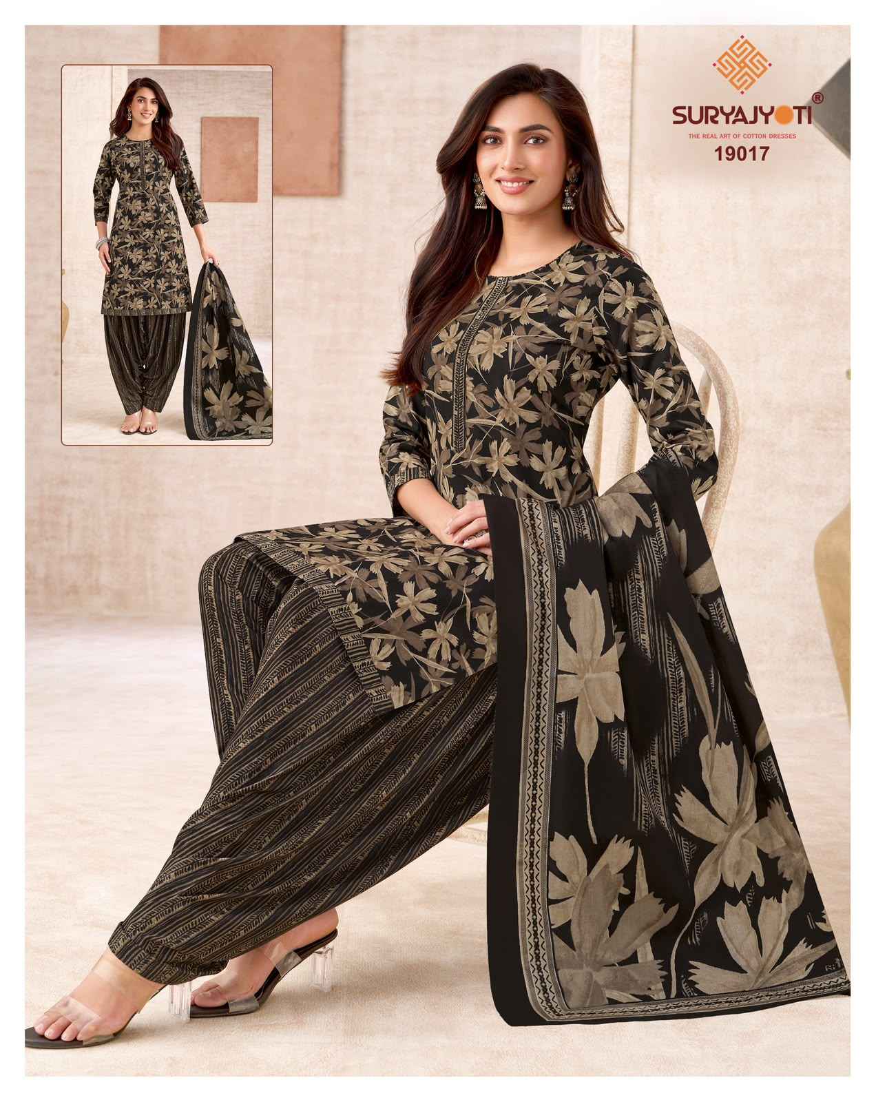 Suryajyoti Trendy Patiyala Vol 19 Cotton Dress Material 20 pcs Catalogue