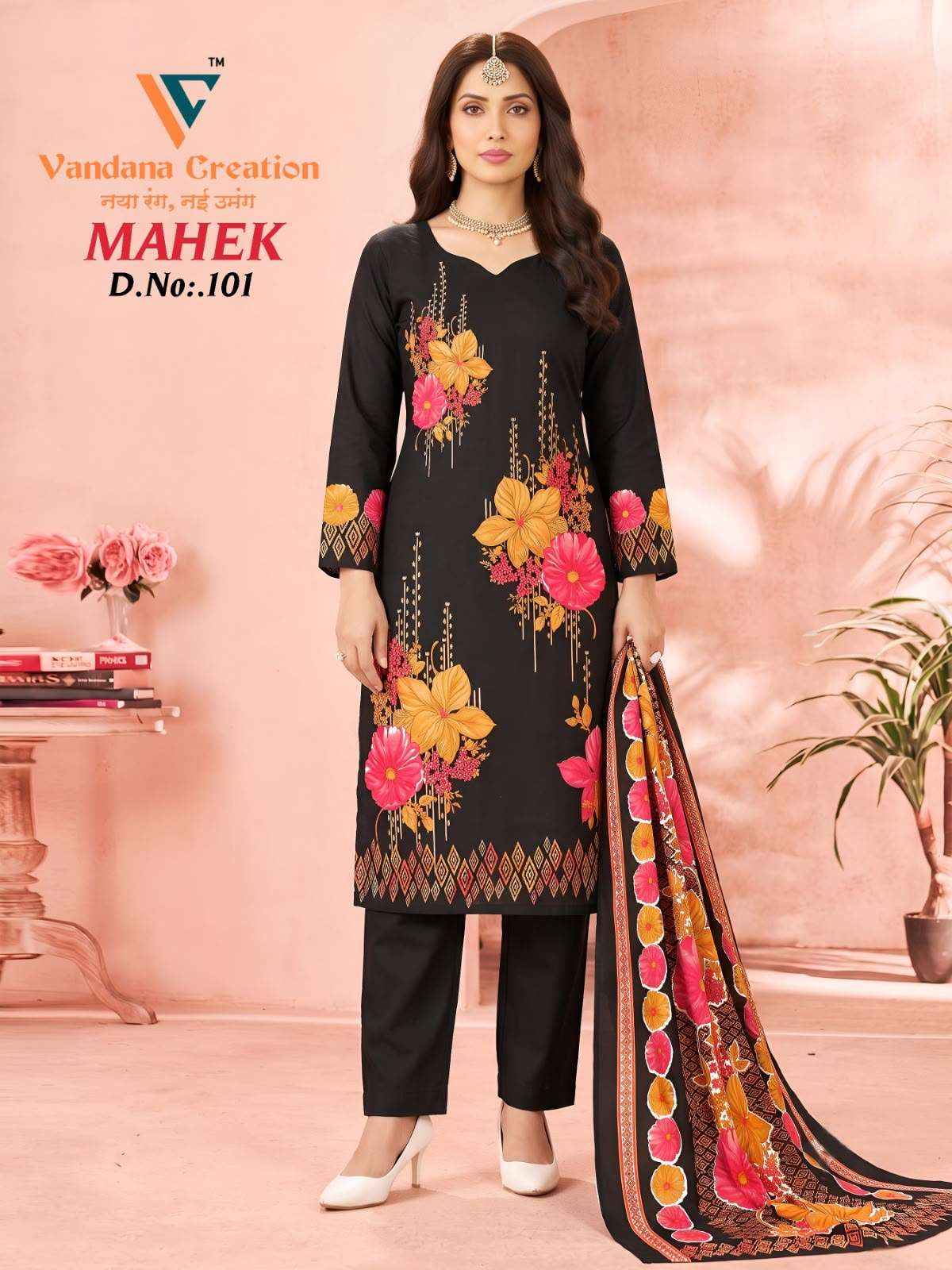 Vandana Creation Mahek Vol 1 Cotton Dress Material 8 pcs Catalogue
