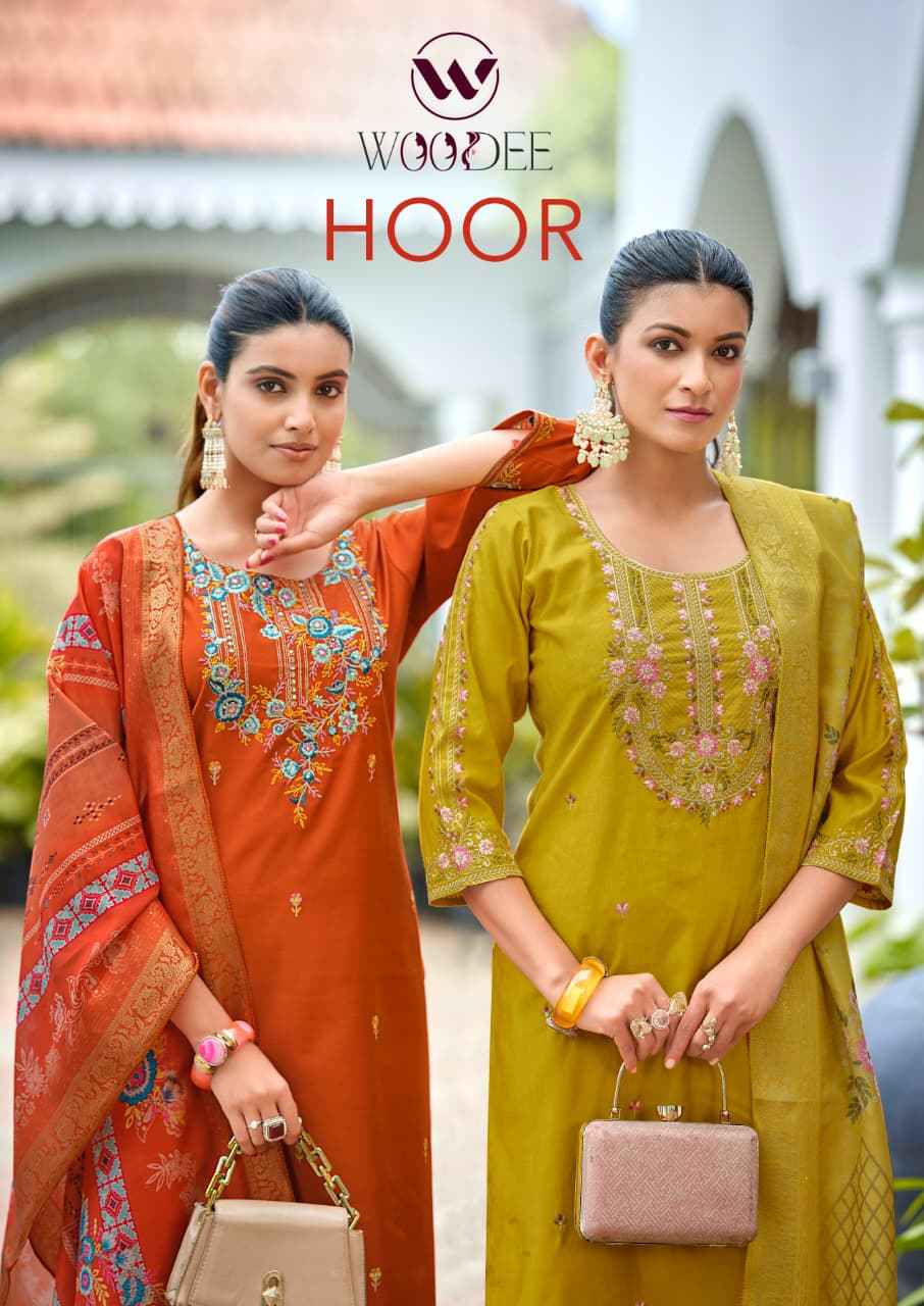 Woodee Hoor Viscose Kurti Combo 6 pcs Catalogue