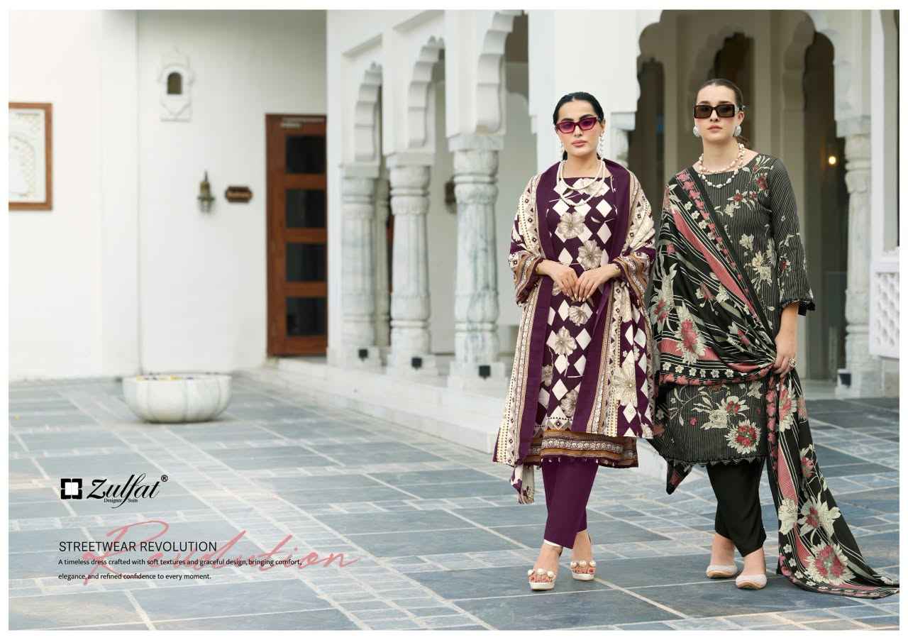 Zulfat Kohinoor Woollen Pashmina Dress Material 6 pcs Catalogue